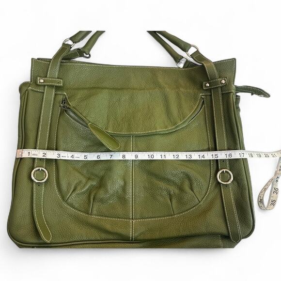 Furla Olive Green Shoulder Bag REHAB - Picture 5 of 10